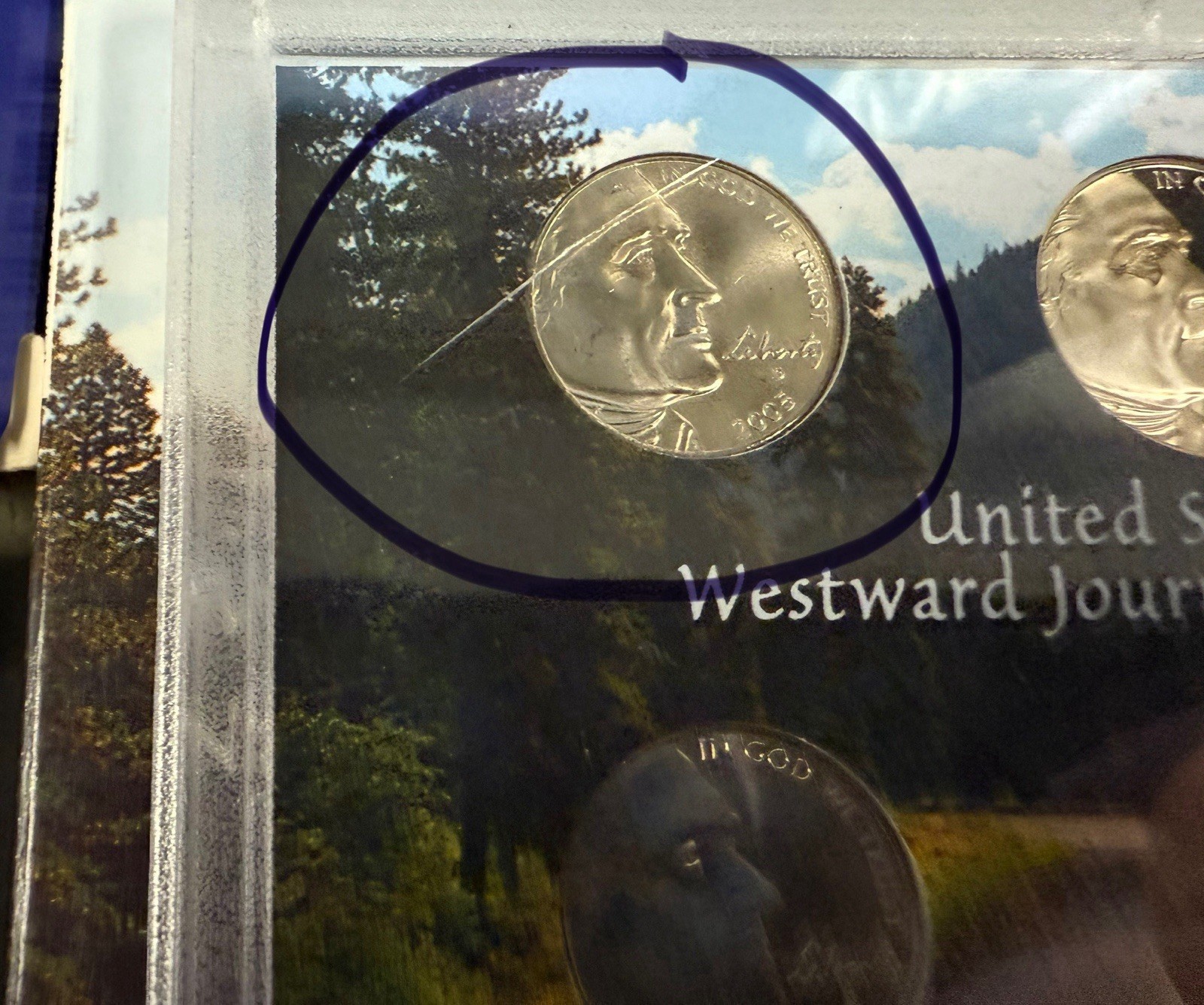 Lot 4 U.S Mint State Quarters Proof Sets 2000 2002 2003 2004 & Nickel Set