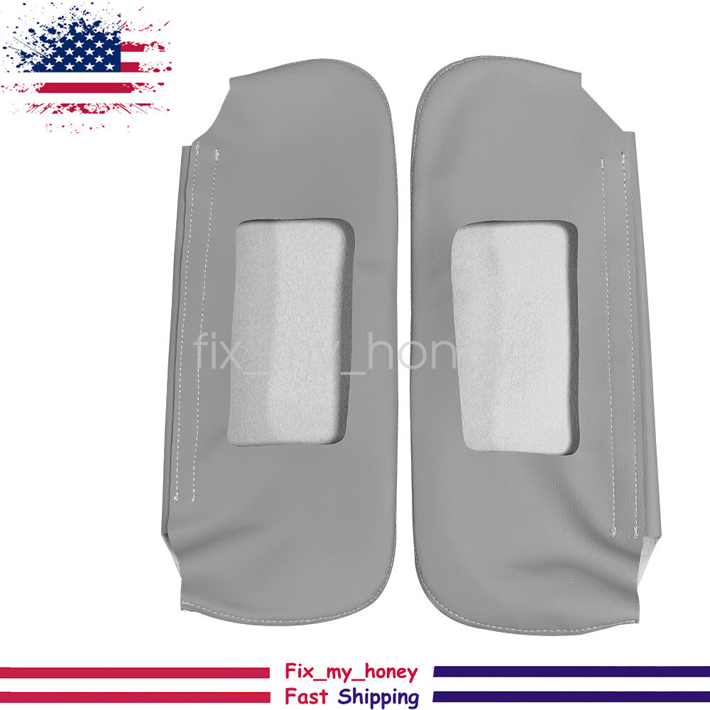 New Sun Visor Cover Skin Gray Fits For 1993-2002 Chevrolet Camaro Firebird
