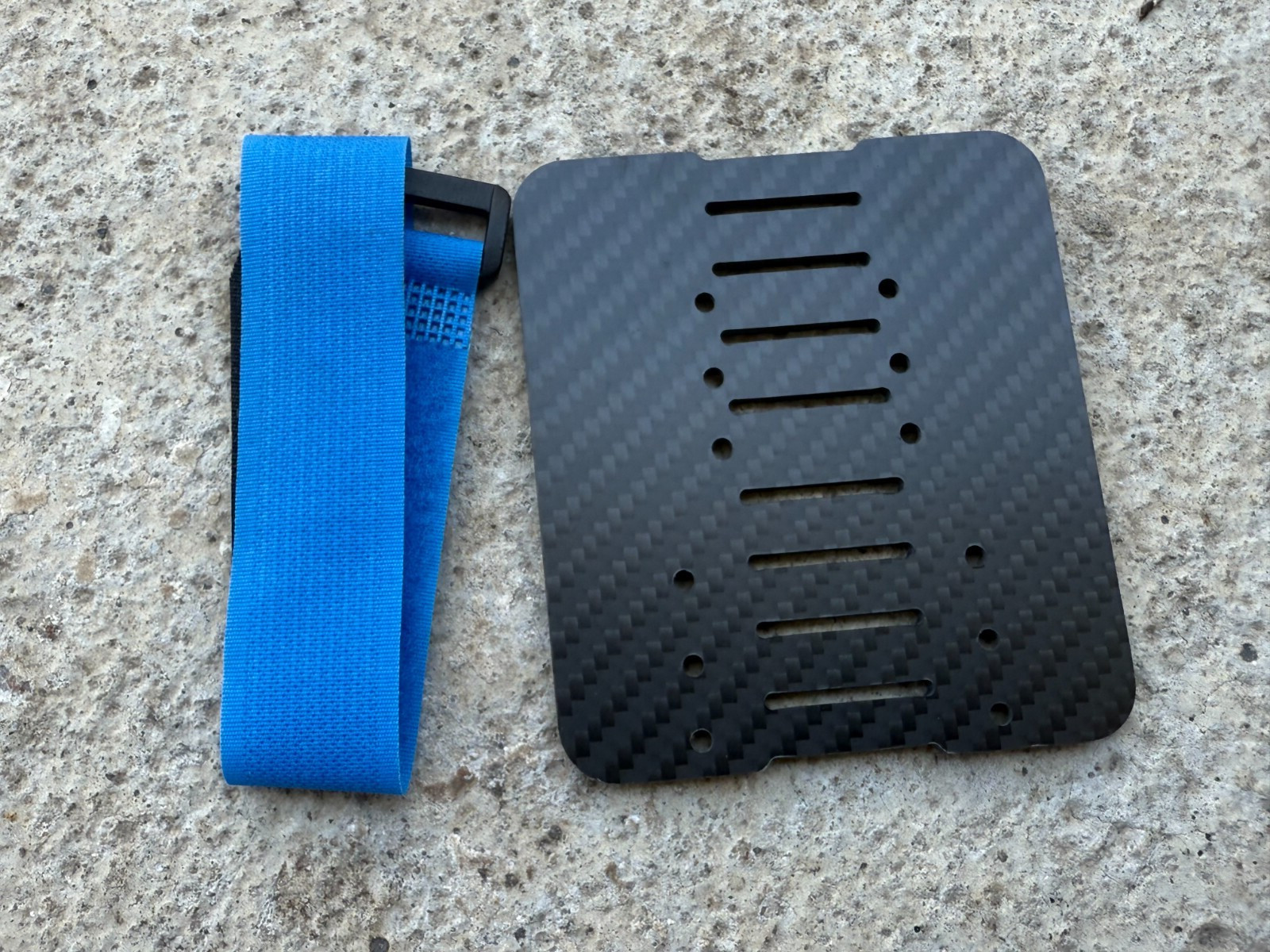 Carbon Fiber Forward Battery Mount for Traxxas Drag Slash VXl
