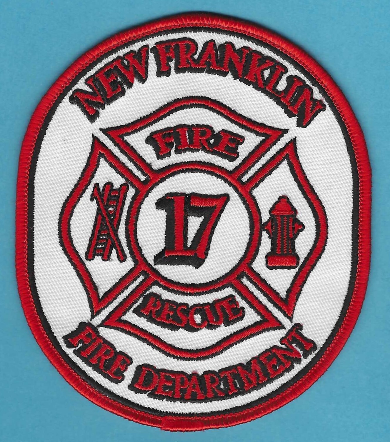 NEW FRANKLIN NEW JERSEY FIRE RESCUE STATION 17 PATCH