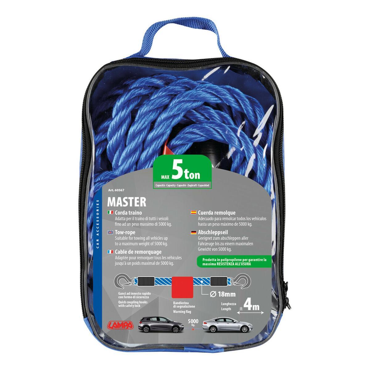 Master 5000kg 18mm Diameter 4m Length Towing Cable Lamp