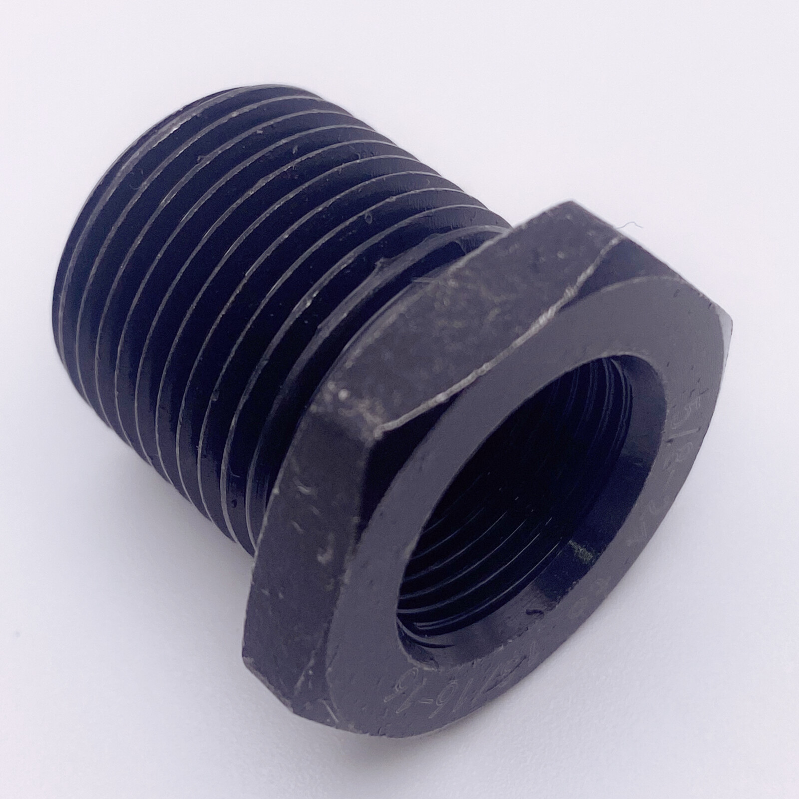 2 Pack Female 5/8x24 to 3/4x16 Male Muzzle Thread Adapter Black