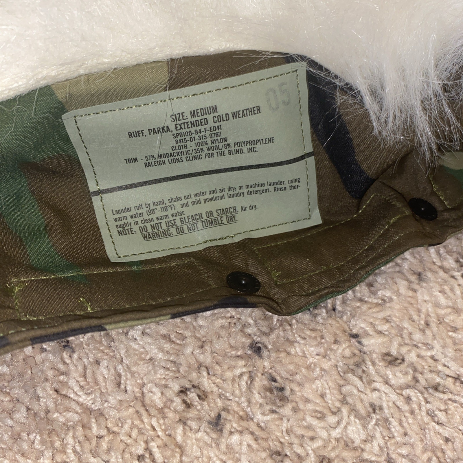 Usgi Woodland Gortex Rain Jacket And Pants