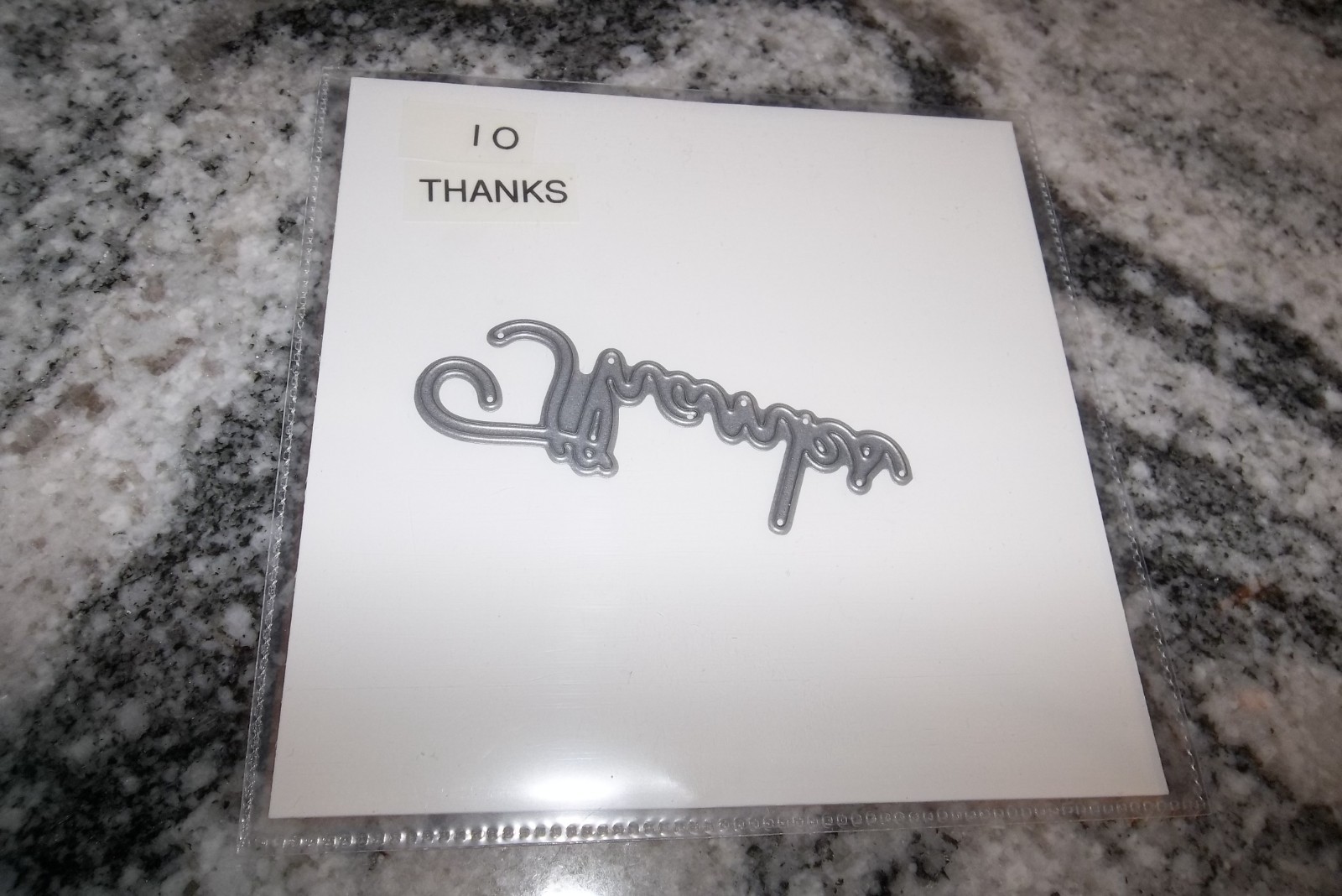 Ten "Thanks" Die  New