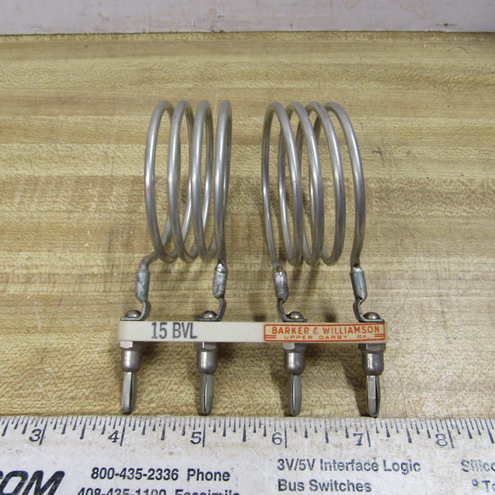 PLUG IN COIL  B&W 15 BVL COIL HAM RADIO