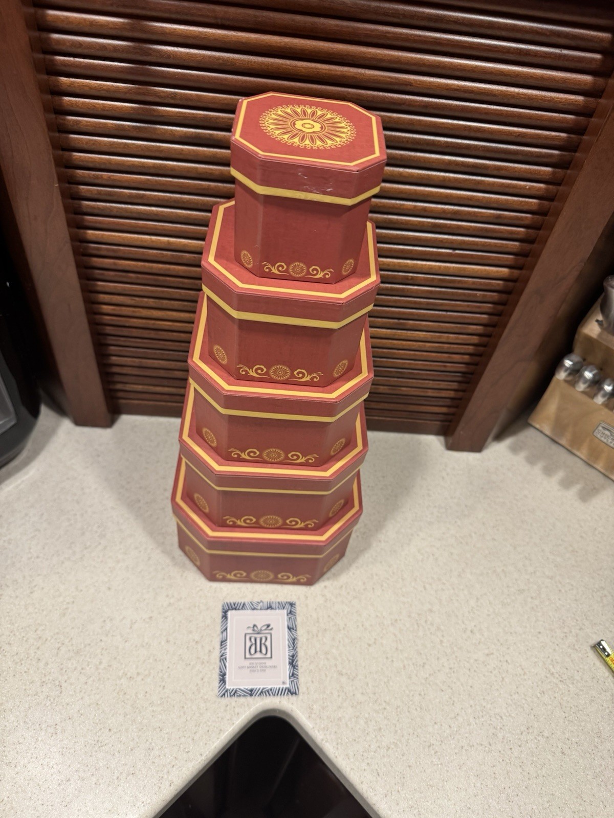 Broadway Basketeers Nesting Boxes -Red
