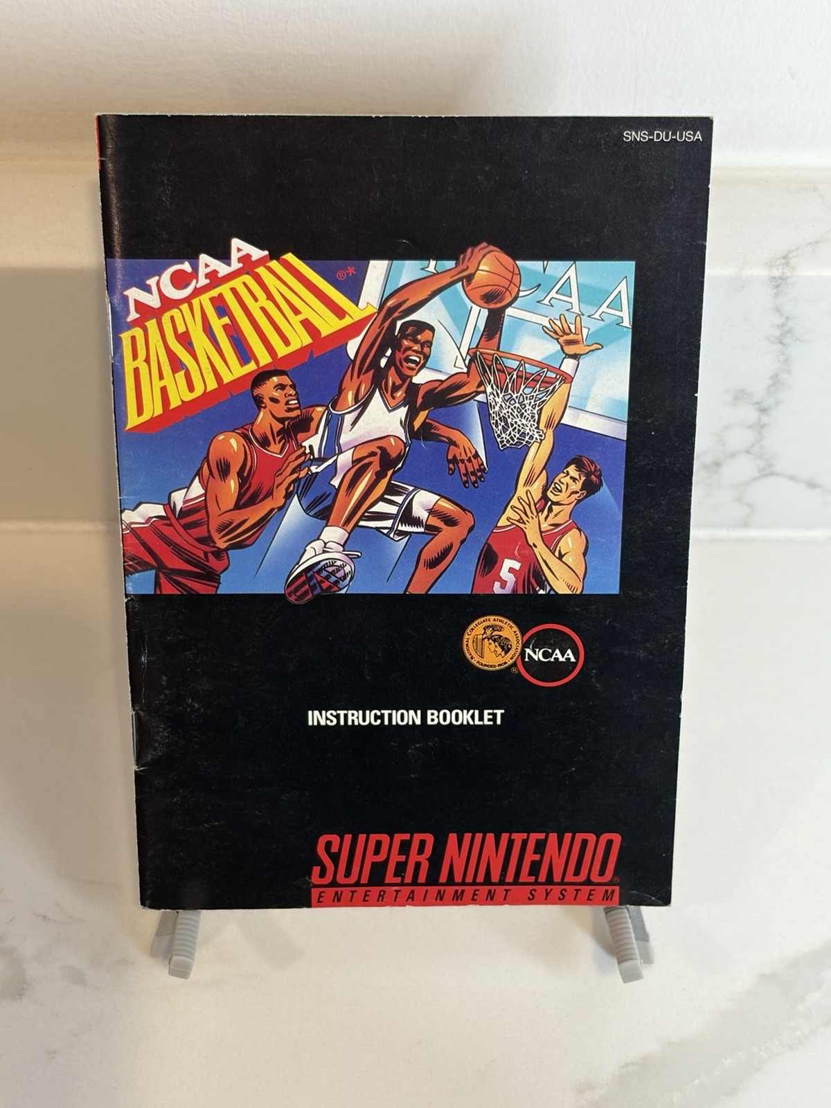 NCAA Basketball - 1992 Super Nintendo SNES - Instruction Manual Only