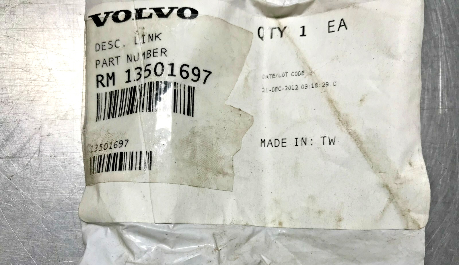 13501697  GENUINE  OEM  Volvo   Chain LINK    Ingersoll Rand   RM13501697