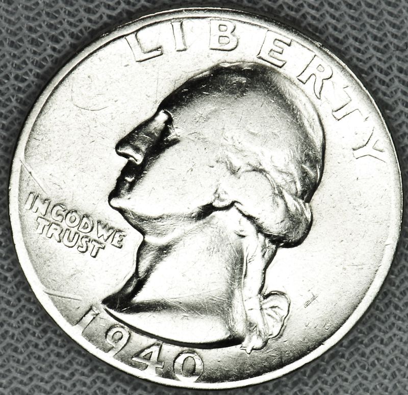 1940-d Washington Quarter. High Grade.  (Inventory A)