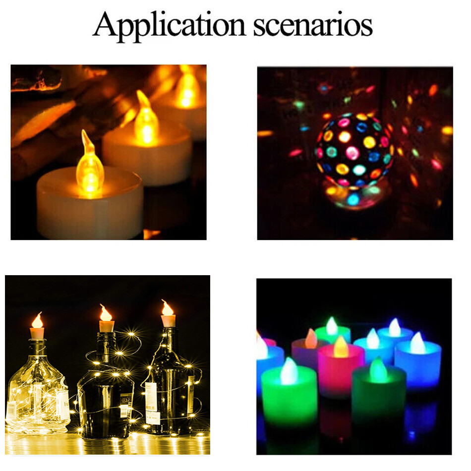 3mm 5mm Candle Led Flicker Yellow Red Light Flickering light-emitting diode