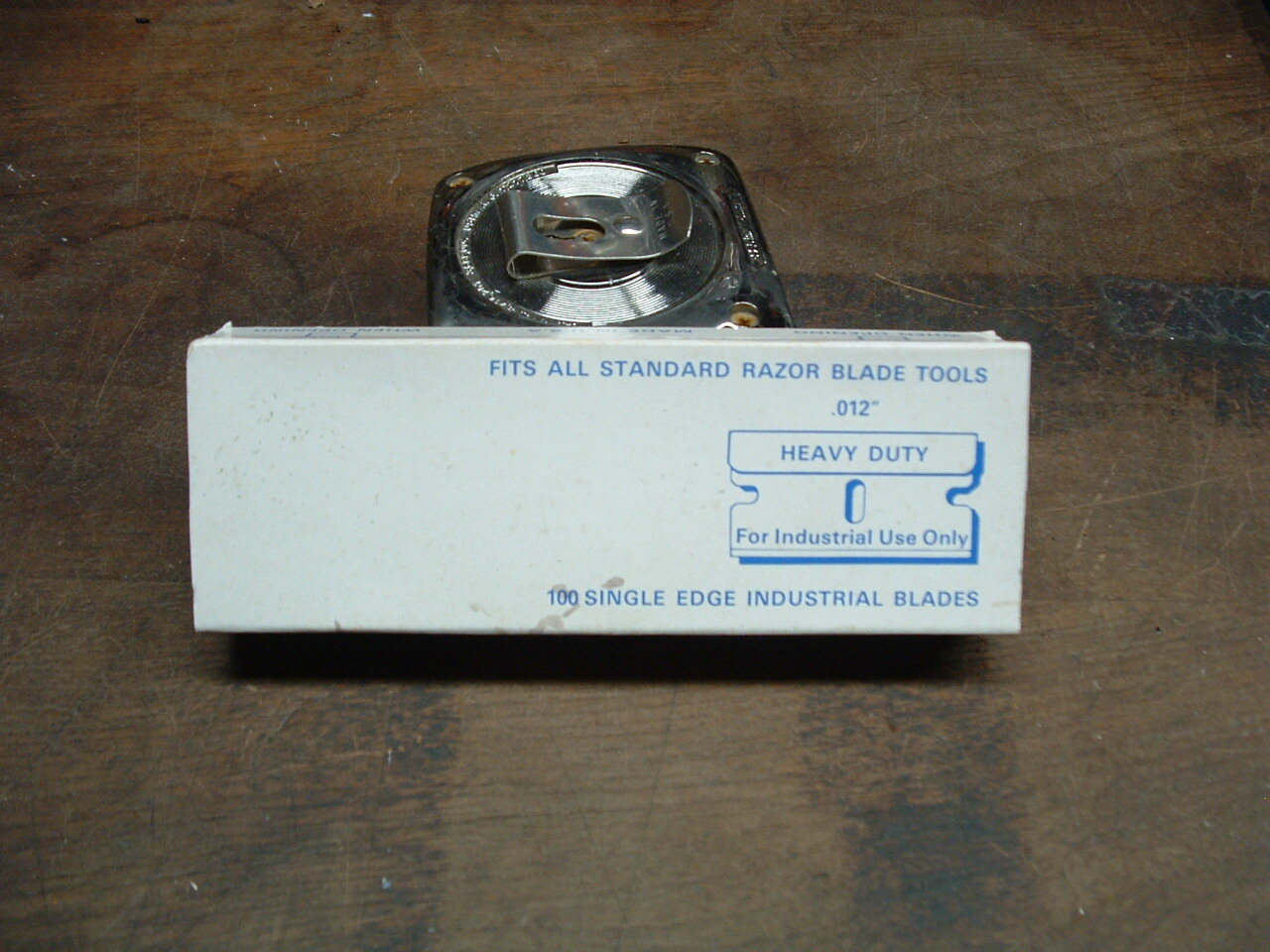 100 NEW USA SINGLE EDGE STEEL INDUSTRIAL RAZOR BLADES HD .012" THICK