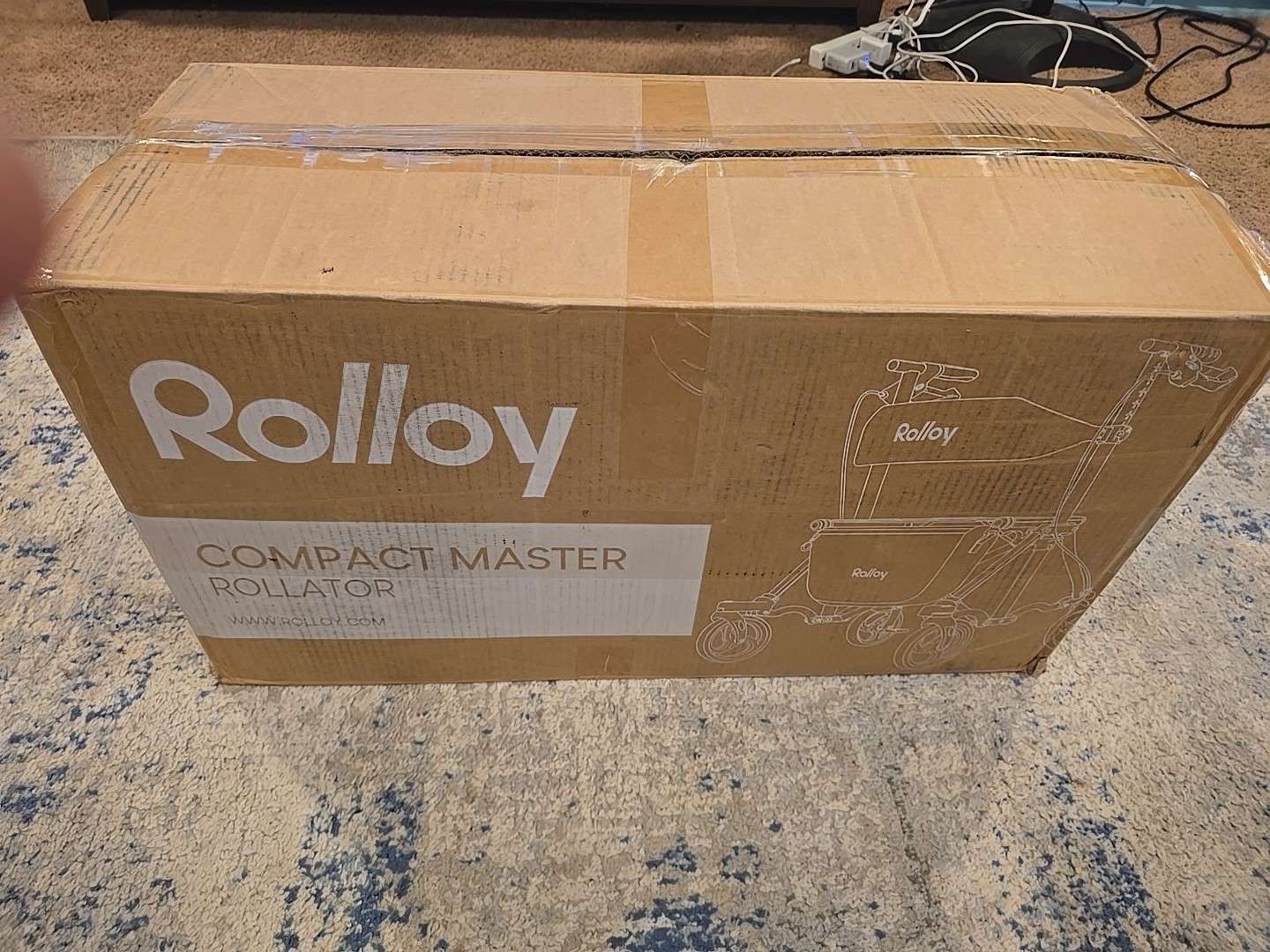 NEW Rolloy Foldable Mobility Walker with Wheels Model# RORLA1