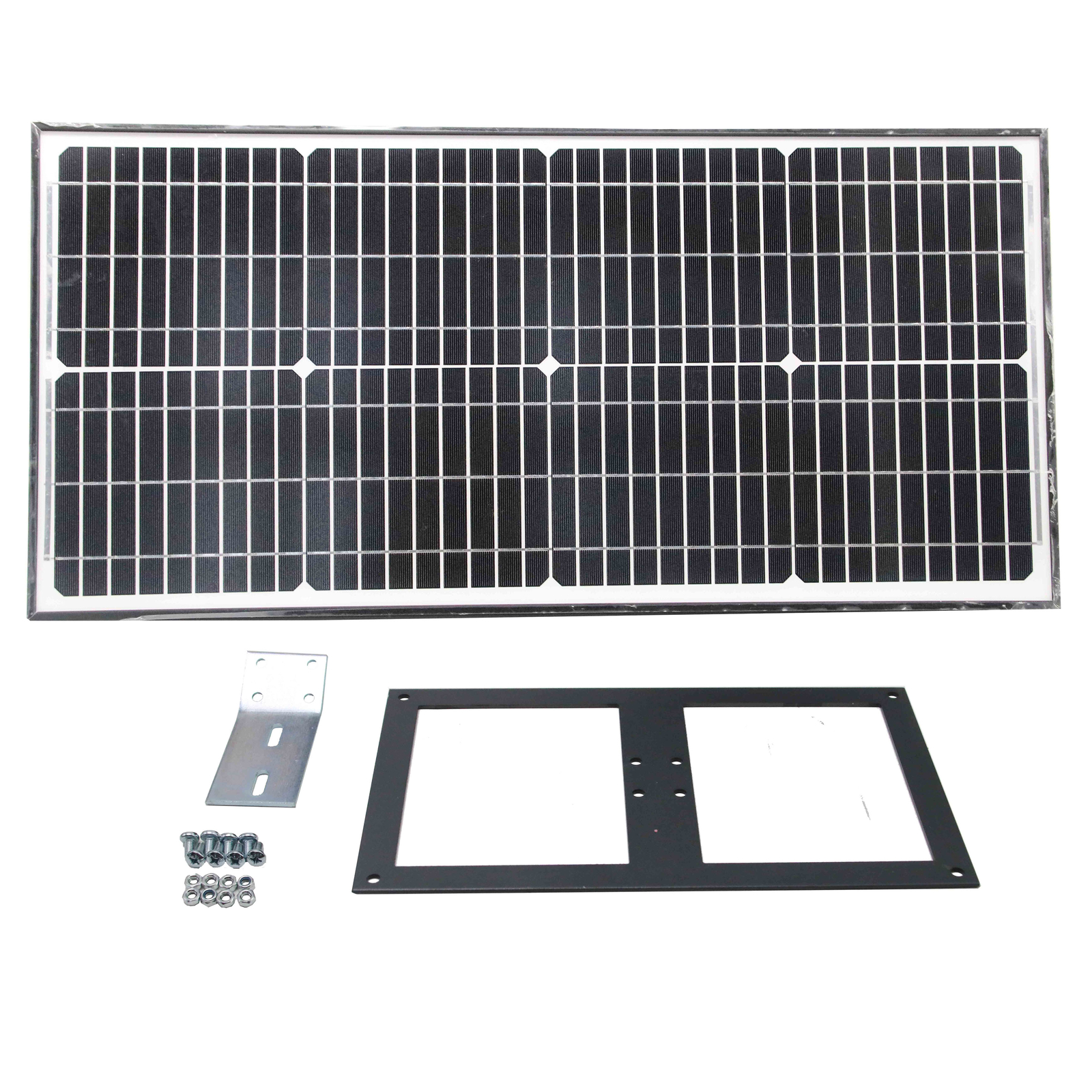 ALEKO Full Solar Kit ETL Listed Swing Gate Opener for Dual Gates up to 1320 lb