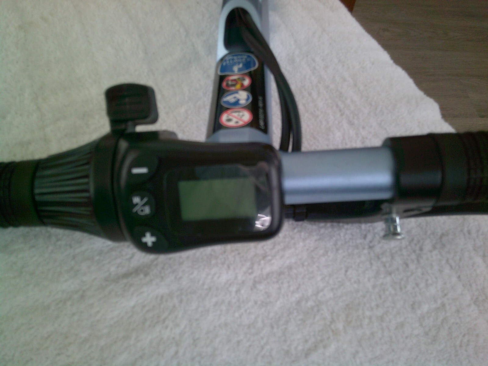 Pride i Ride Tiller Post w/ Eectronic Display # 5180
