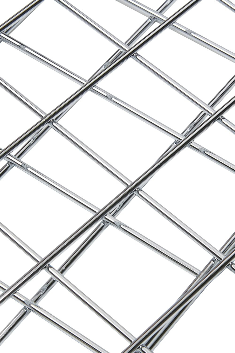 Wire Grid Panel 2' x 4' Chrome Retail Display Craft Gridwall Double Wire Sides
