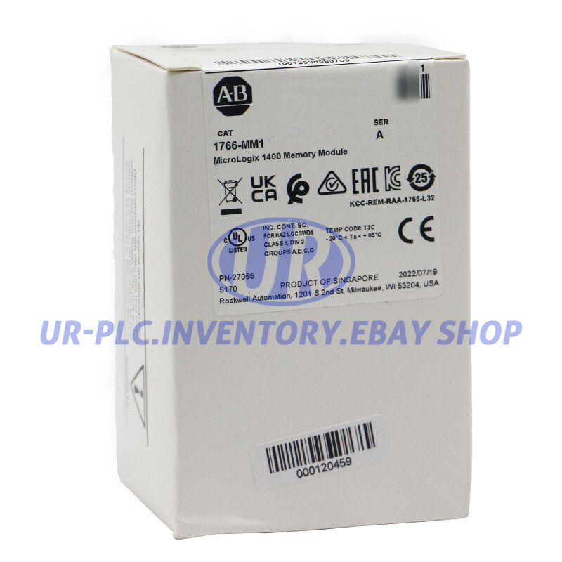 NEW Factory Sealed Allen-Bradley 1766-MM1 SER A MicroLogix 1400 Memory Module