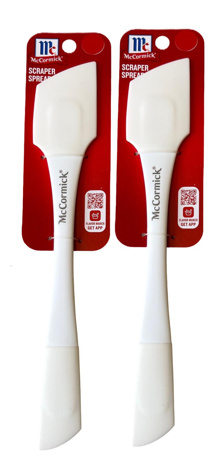 McCormick Double Side Silicone Scraper/Spreaders/Spatula – 10.62 x 1.75 x 0.375