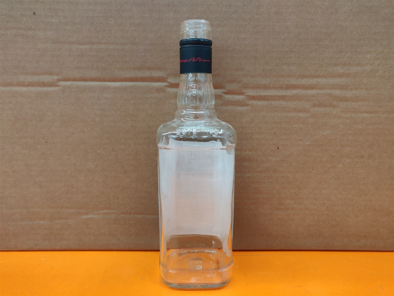 ⭐️⭐️⭐️⭐️⭐️ EMPTY 750mL Jim Beam Kentucky Straight Bourbon Whiskey Bottle