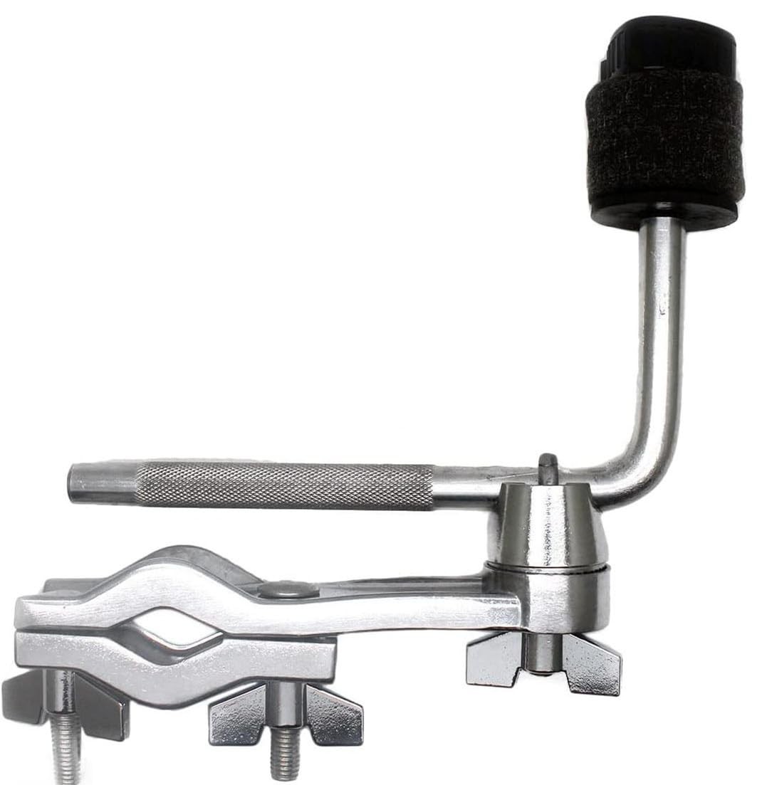 Jiayouy Drum Set Mounting Clamp Chrome Cymbal Boom Arm with silver