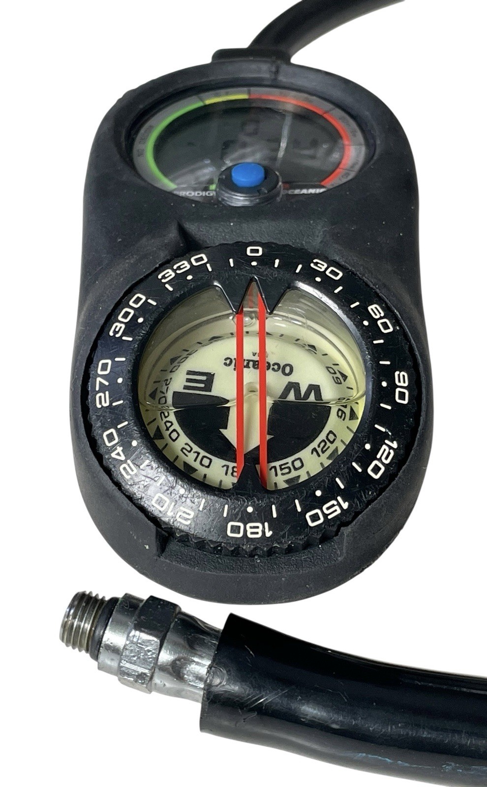 Oceanic Prodigy Dive Computer Compass PSI 3 Gauge Console Regulator Scuba Diving