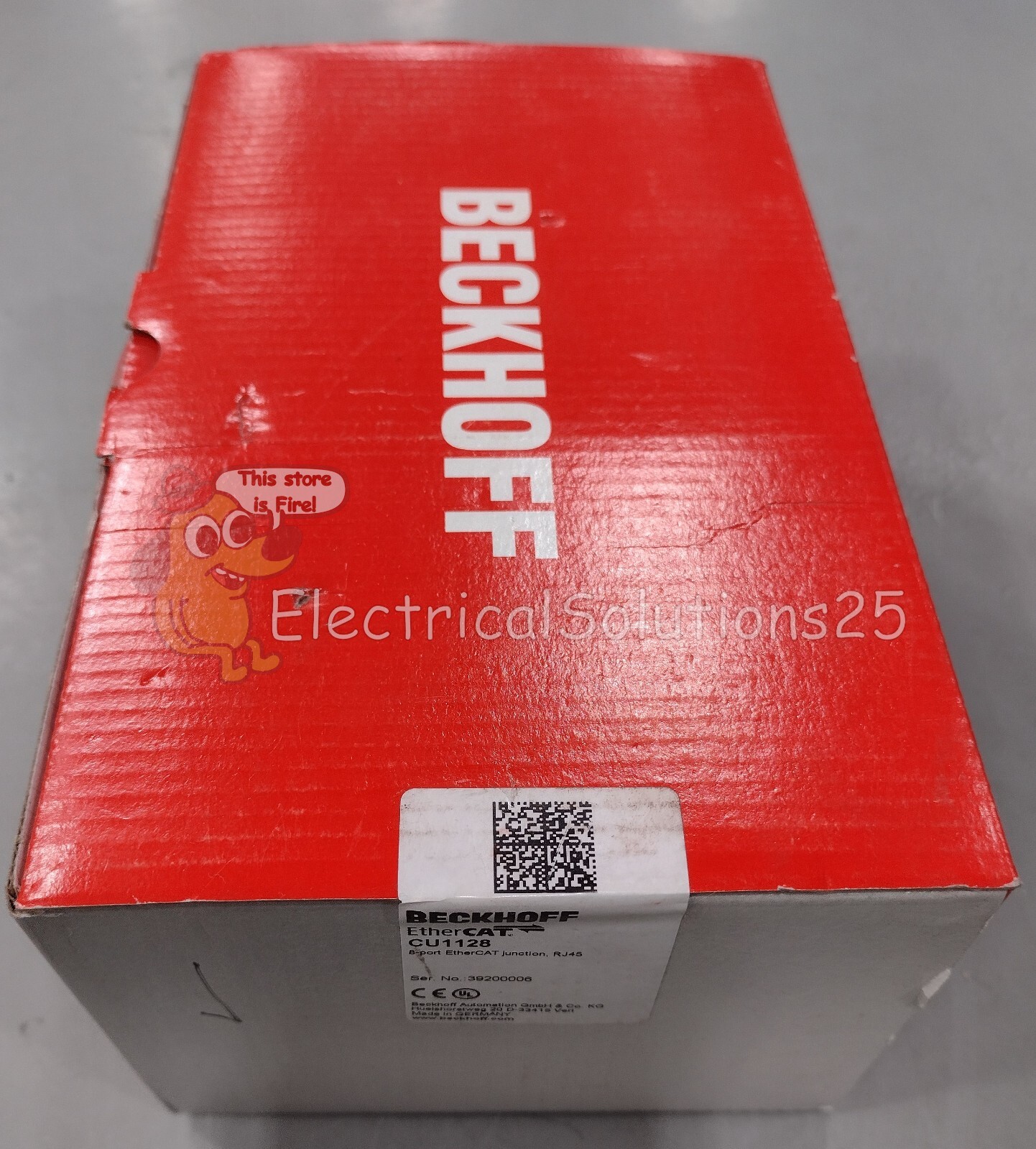 New Opened Box  Beckhoff CU1128 8 Port EtherCAT Junction Box - Free Shipping