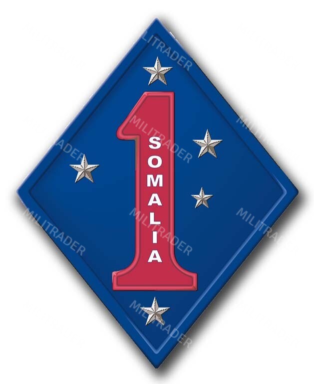 1st Division Somalia Combat Veteran 3" Decal Sticker