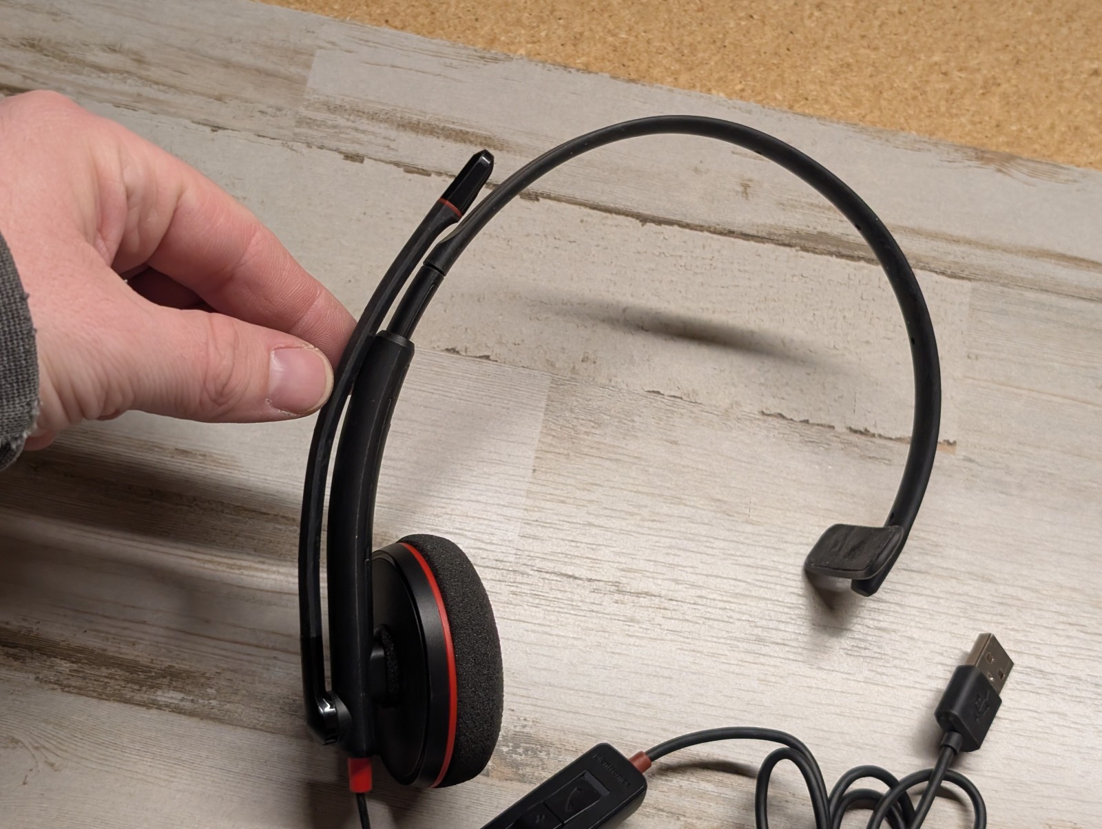 Plantronics Blackwire C3210 USB Headset Wired w Microphone - Monural Single Ear