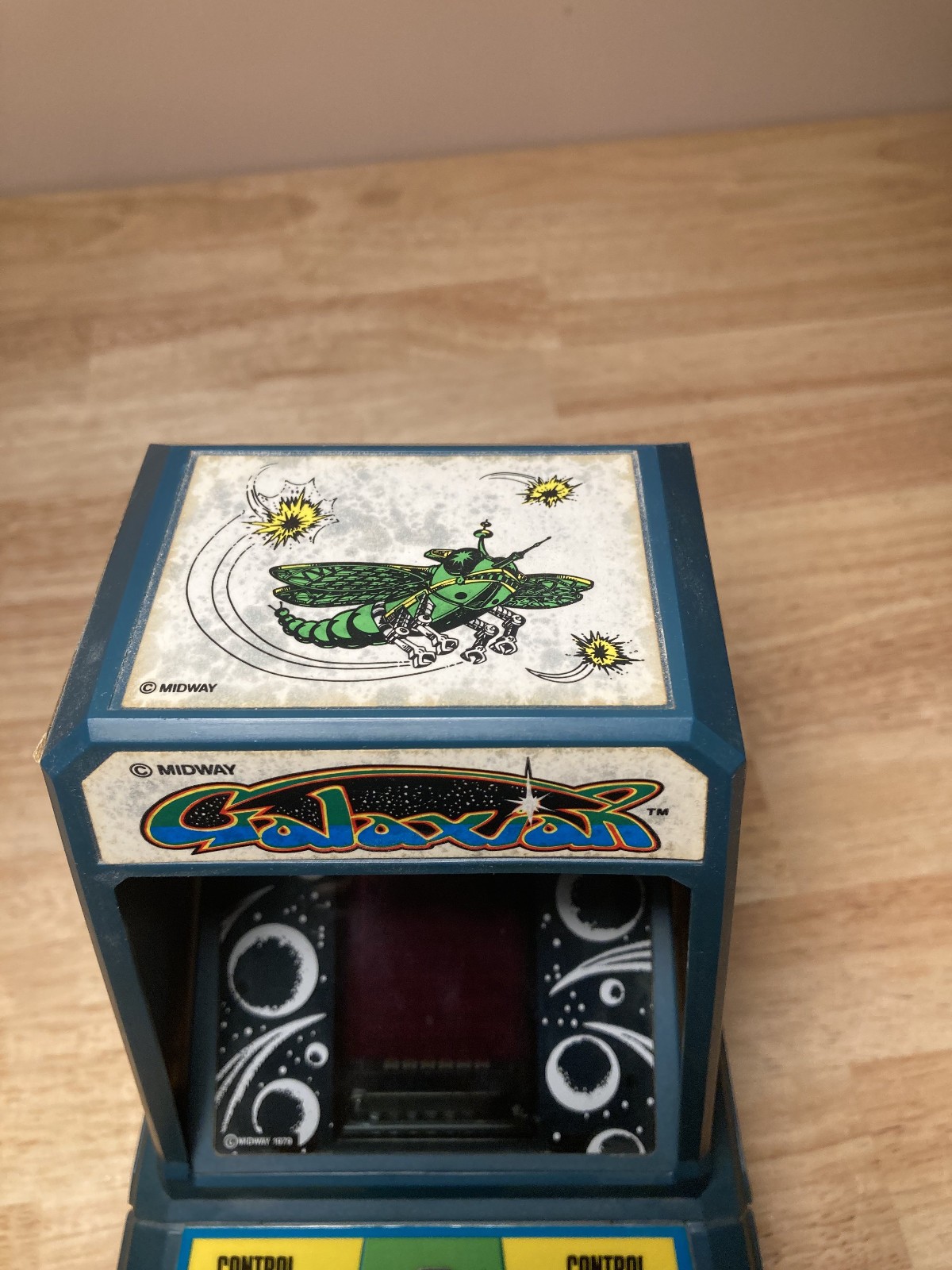 1981 Coleco Galaxian Tabletop Mini Arcade Tested & Working Good Condition