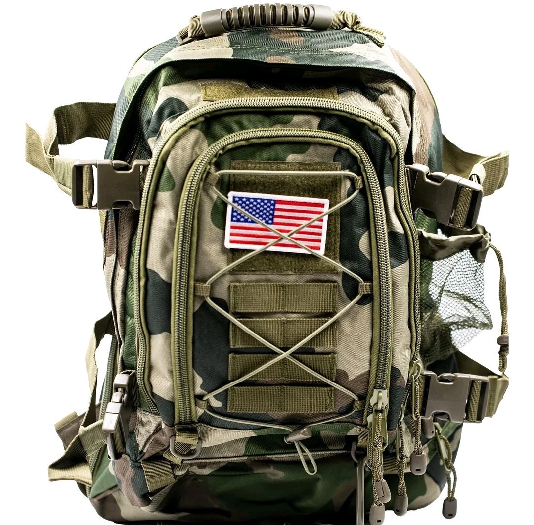 NEW Savage Survival Backpack, Green Desert Camo | HD Tactical | USA