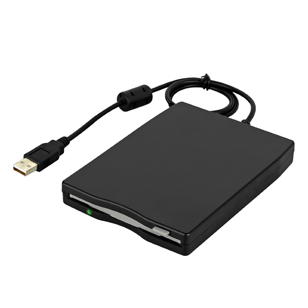 USB 2.0 Floppy Disk Drive Portable 3.5-Inch External Floppy Disk Reader 1604