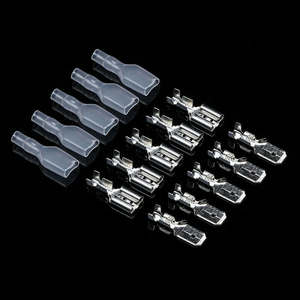 900Pcs Crimper Tool Kits 2.8/4.8/6.3 Spade Male Female Wire Connectors Terminals