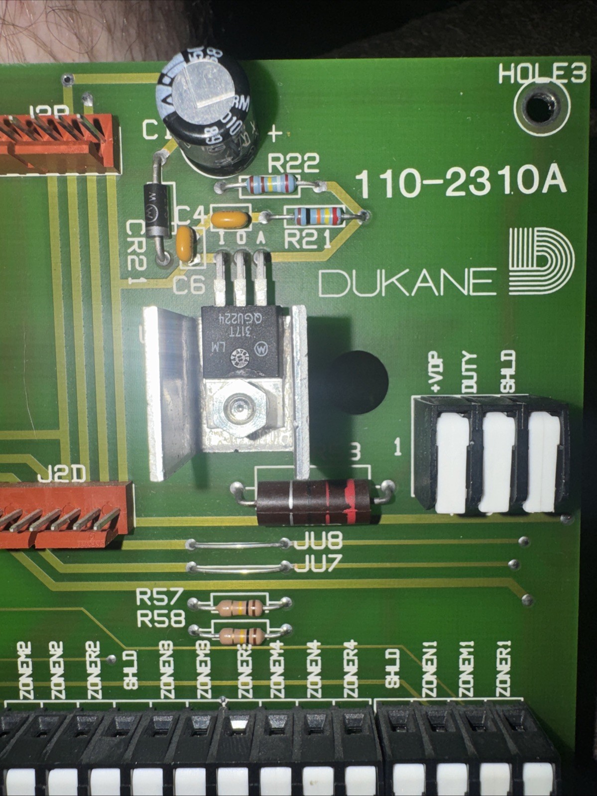 Dukane Procare 2000 Central Processor 110-2310A