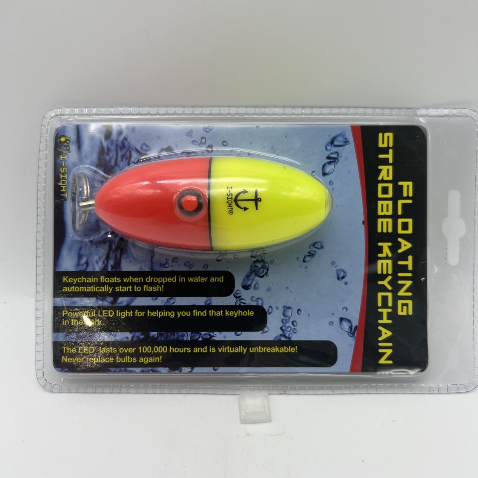 Floating strobe keychain