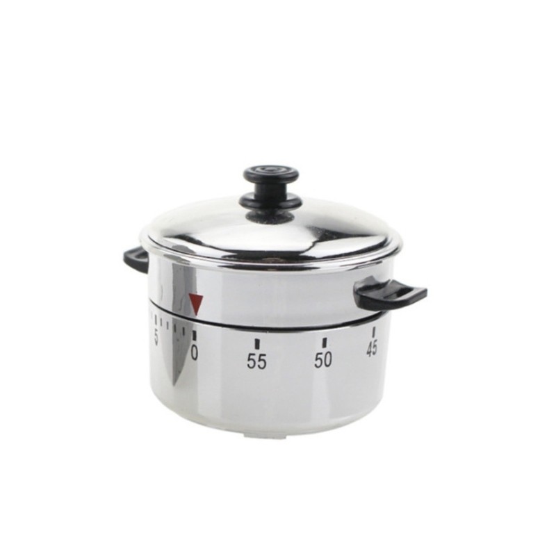 Cute Pressure Cooker Shape Count Down Rotating Alarm Mechanical Cooking Timer