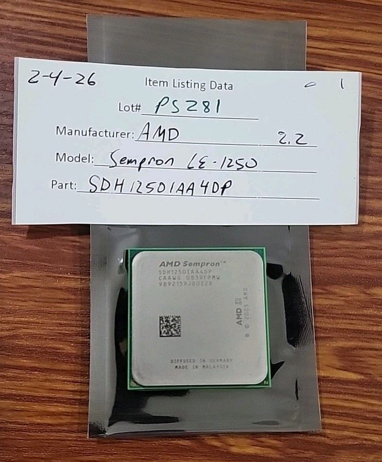 AMD Sempron LE-1250 2.2 GHz (SDH1250IAA4DP) Processor