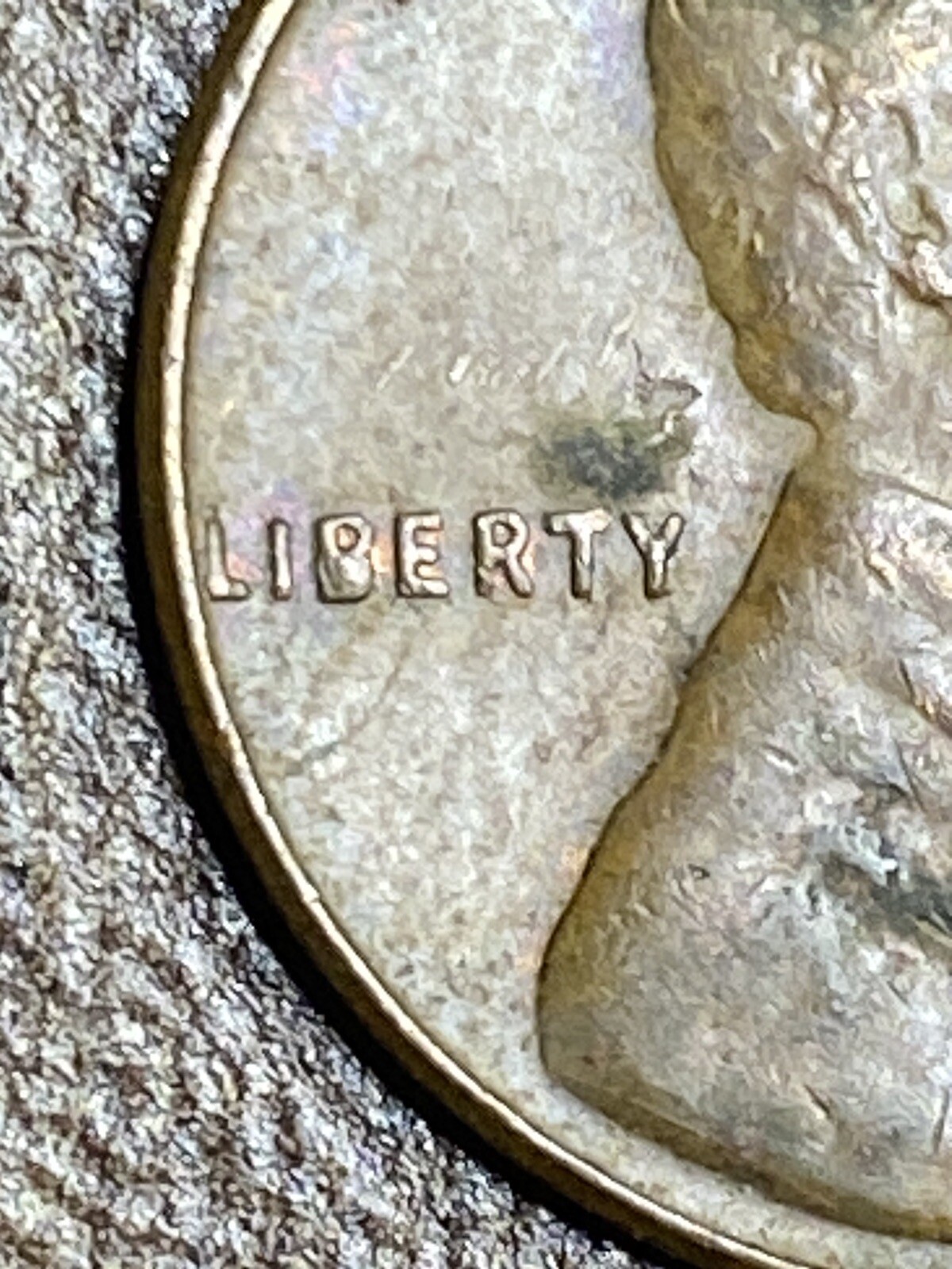1957 D Lincoln Wheat Cent Error Penny Die Chip In B. 57A