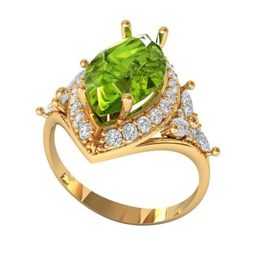 2 pcs Ladie's ring Wax patterns for lost wax casting jewelry/wax model _0662