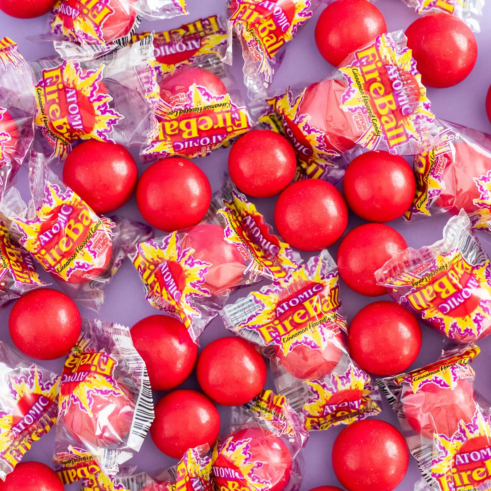 Cinnamon Atomic Fireball Candy, Individually Wrapped, 240 Count Box