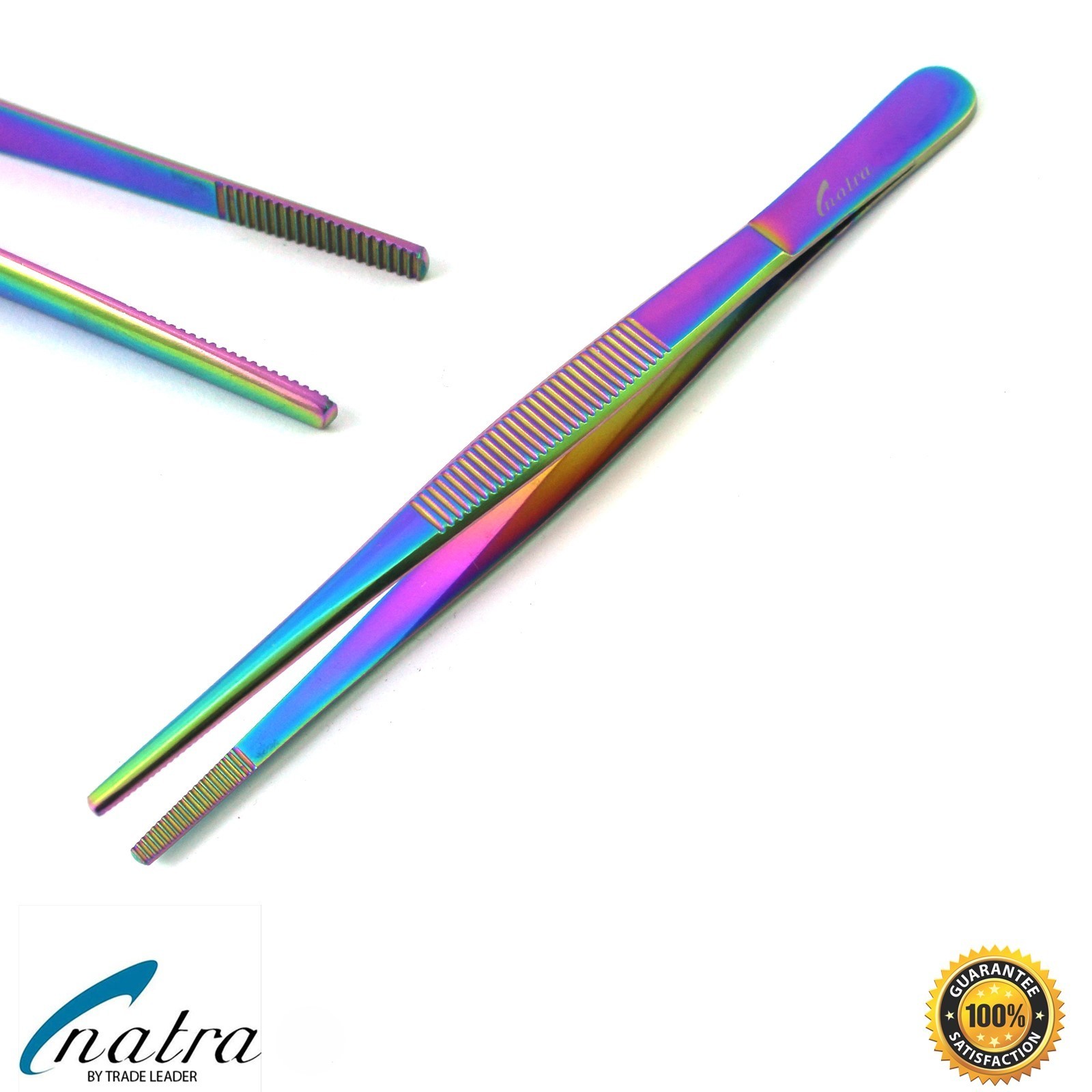 Anatomical Tweezers Straight 14cm Stainless Steel
