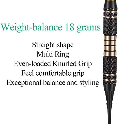 Darts Tip set, Barrel Shafts 50 Ring 6 Pattern Flights 30 Tips for Dartboards.