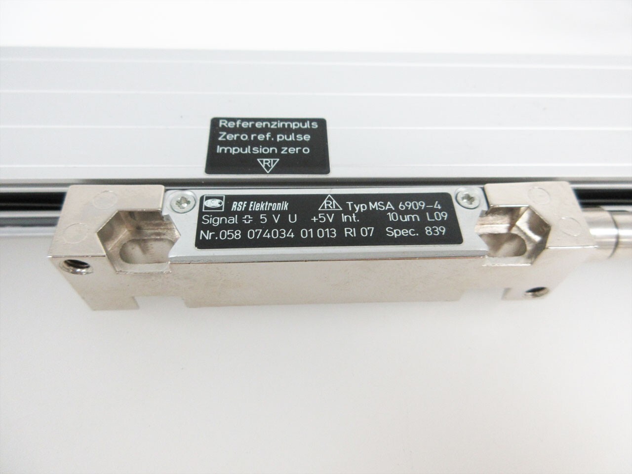 RSF ELEKTRONIK MSA 6909-4 ML 220mm SEALED LINEAR ENCODER 10 um 220 mm