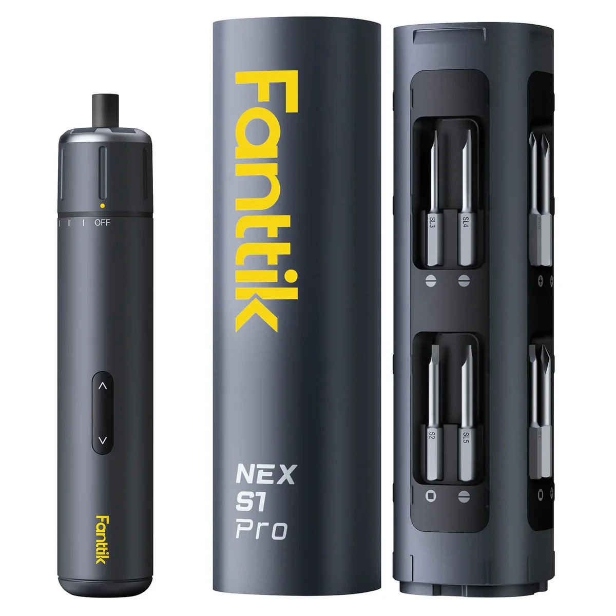 NEW! Fanttik S1 Pro Electric Screwdriver, Power Screwdriver with16 S2 Steel Bits