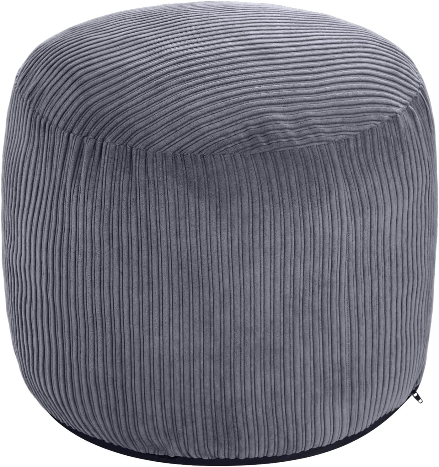 Pouf Ottoman Foot Stools Ottoman W/ Foam Small Corduroy Ottomans Living Room