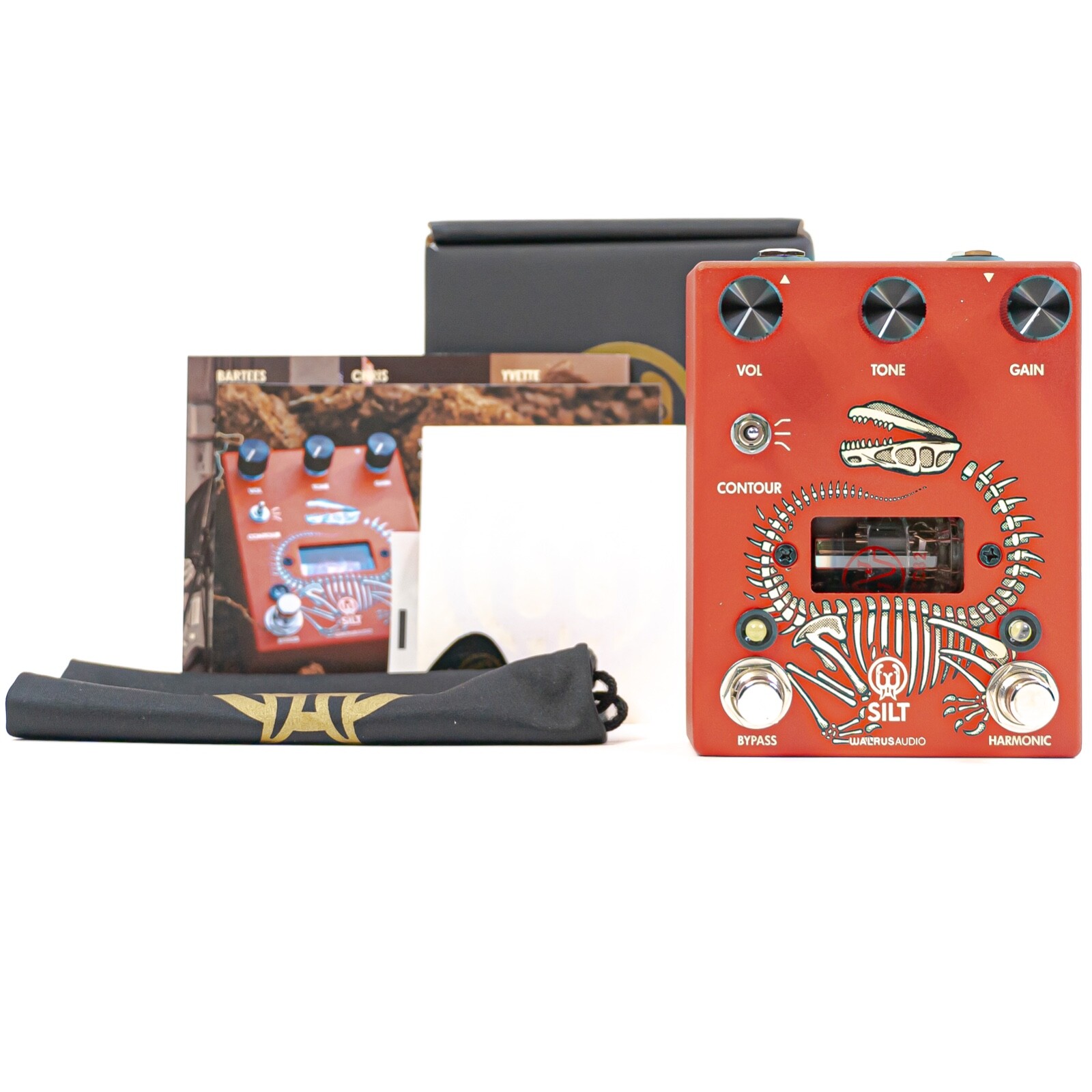 Walrus Audio SILT Harmonic Tube Fuzz Effect Pedal - Red - New