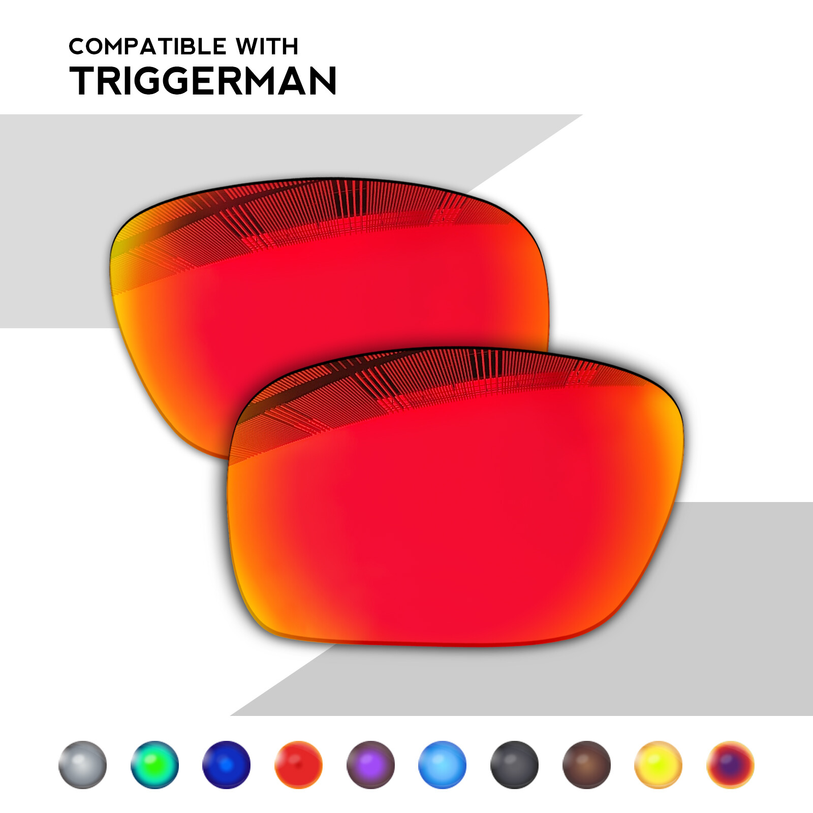 Wholesale POLARIZED Replacement Lenses for-Oakley Triggerman Sunglasses