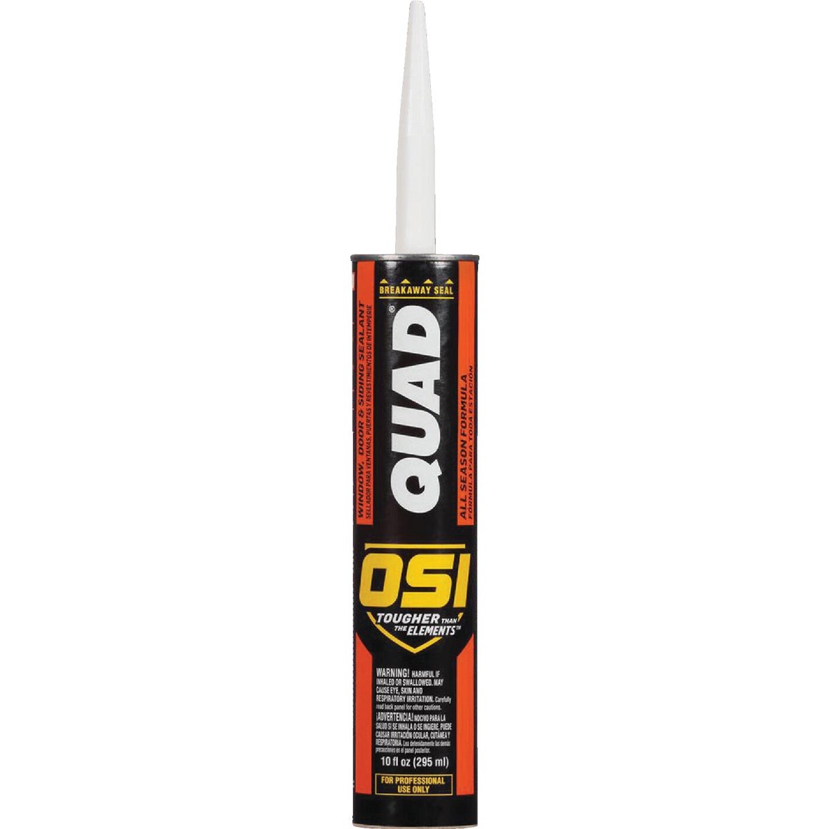 OSI QUAD 10 Oz. Window, Door & Siding Polymer Sealant, Clay 1637204 OSI QUAD