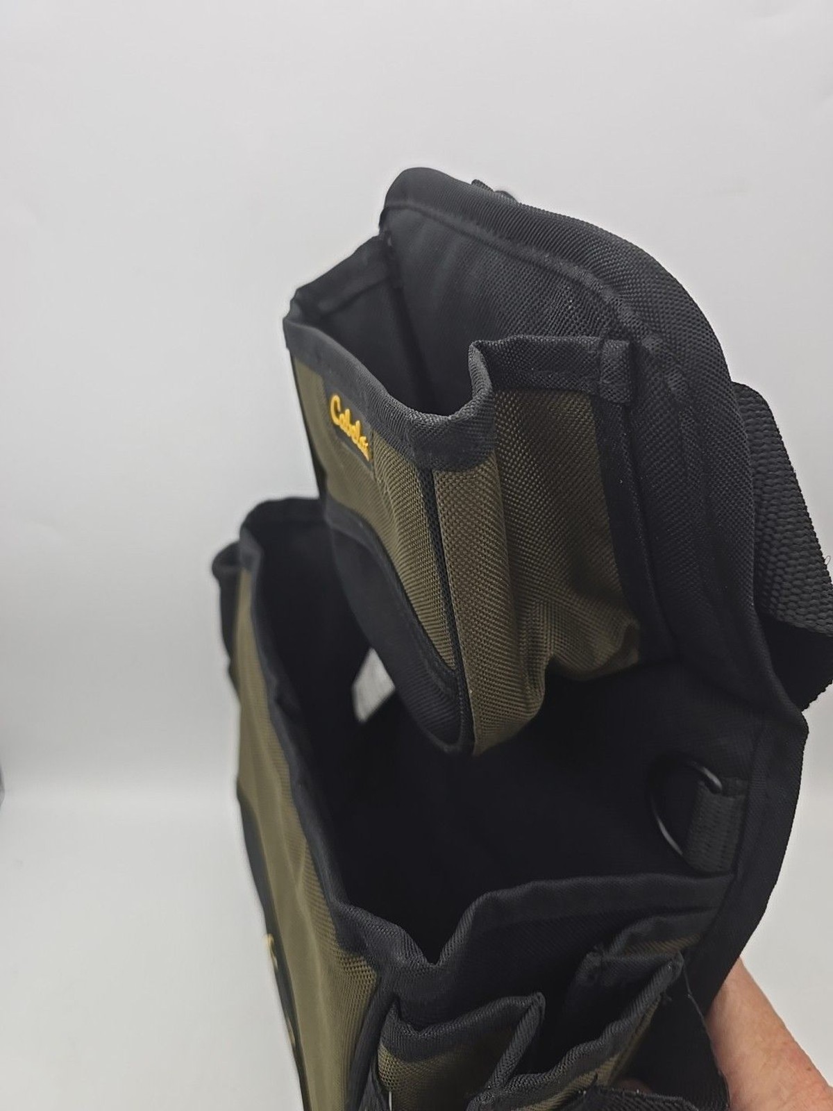 Cabela's Divided Shell Pouch With Belt And Webbed Bottom Small & Large Pouch