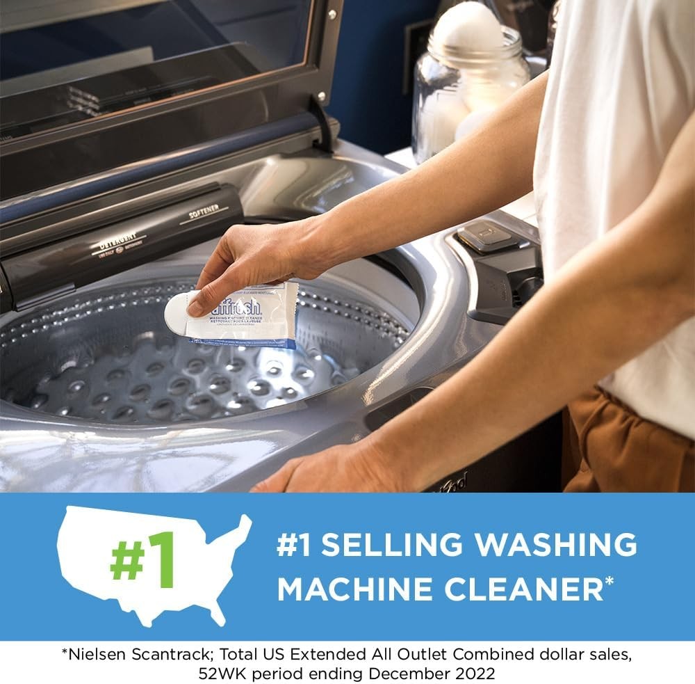 AFFRESH WASHING MACHINE CLEANER Cleans Front Top Load Washers 6 Tablets Cleaning