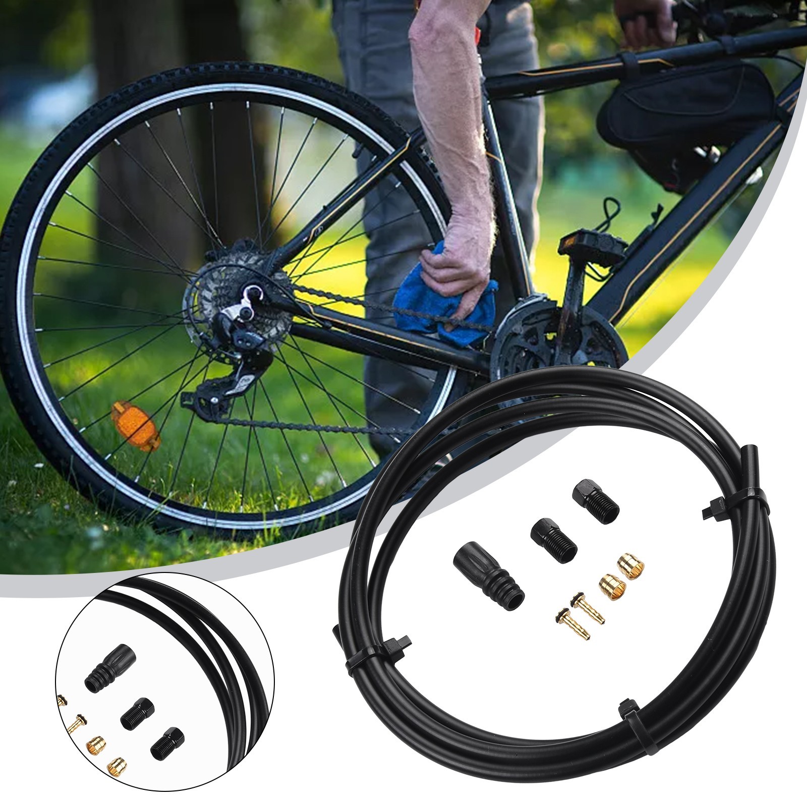 Oil Needle Set Tube Bike Brake For Tektro Hose Hydraulic Oil Practical
