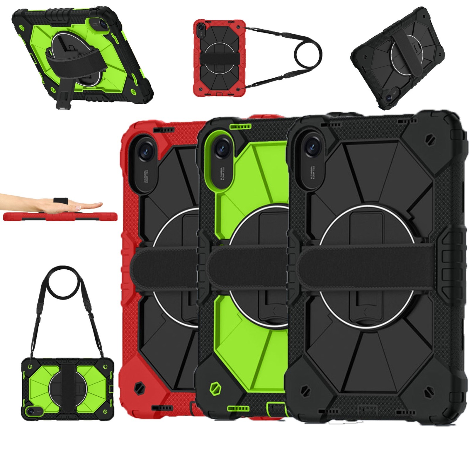 Heavy Duty Case For Xiaomi Redmi Pad 2 11" 2025 Shockproof Cover w Stand Strap